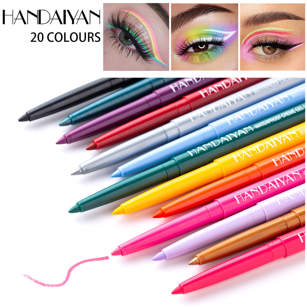 YiaknisUK HANDAIYAN Waterproof Colour Gel Eyeliner Set – 20 Pencils - image 2
