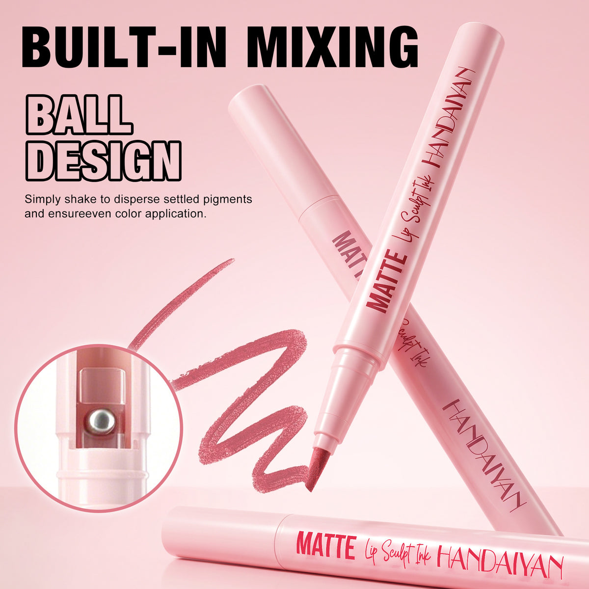 YiaknisUK HANDAIYAN Matte Lip Sculpt Ink – Precision Lip Liner, 0.55ml, 0.55ml - image 3