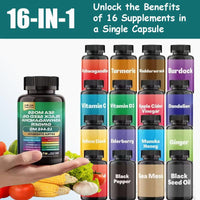 YiaknisUK Sea Moss Complex with Black Seed Oil & Ashwagandha – 60 Veggie Capsules - image 3