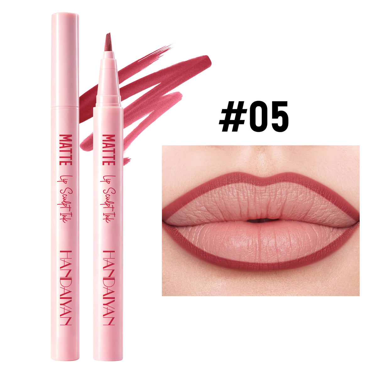 YiaknisUK HANDAIYAN Matte Lip Sculpt Ink – Precision Lip Liner, 0.55ml, 0.55ml - image 10