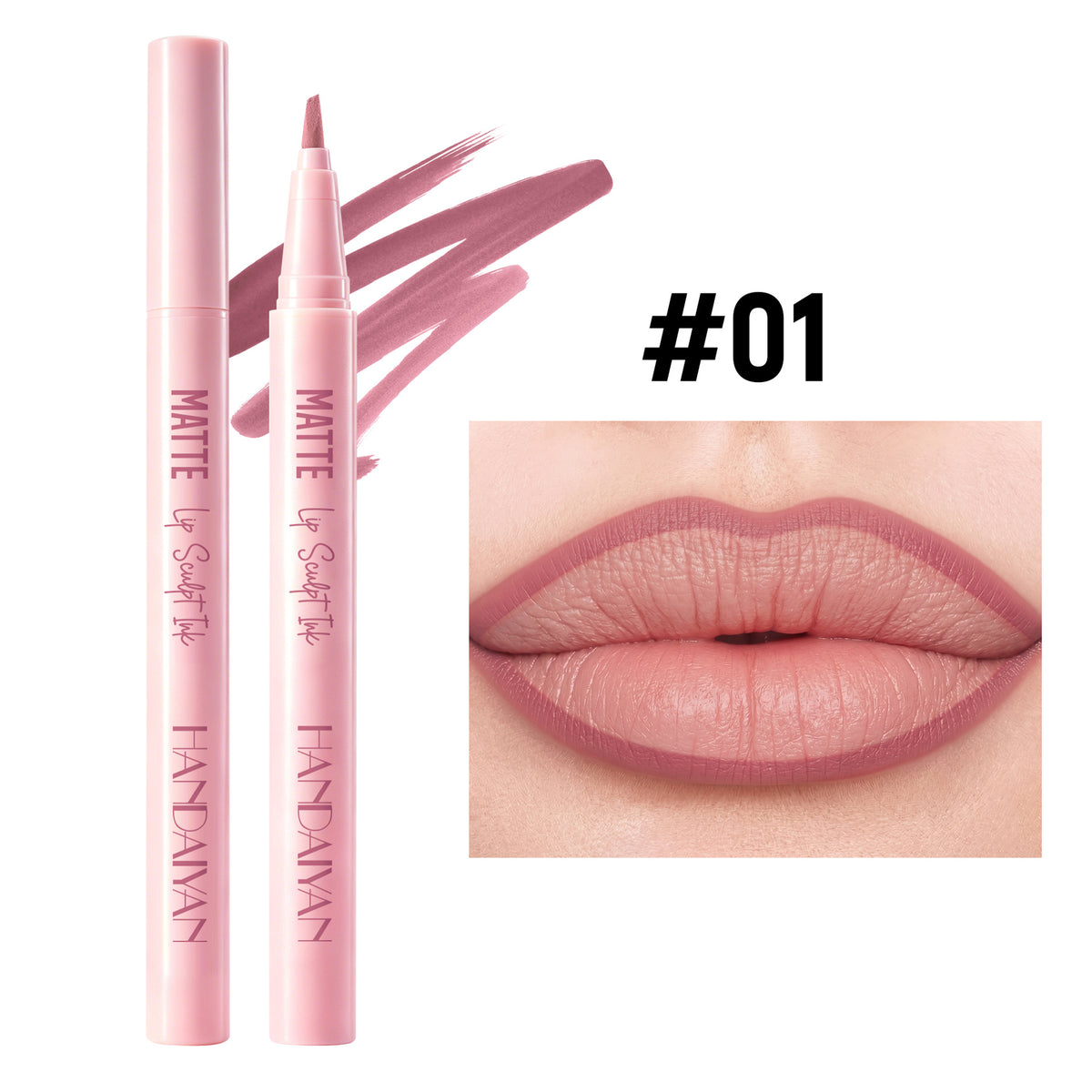 YiaknisUK HANDAIYAN Matte Lip Sculpt Ink – Precision Lip Liner, 0.55ml, 0.55ml - image 6