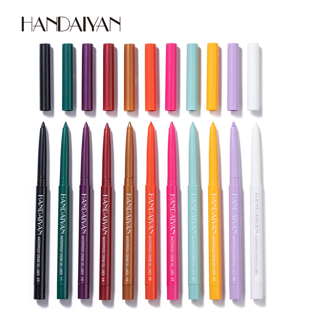 YiaknisUK HANDAIYAN Waterproof Colour Gel Eyeliner Set – 20 Pencils - image 6