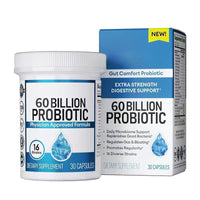 YiaknisUK 100 Billion CFU Probiotic with Prebiotics – 16 Strains, 30 Capsules - image 1