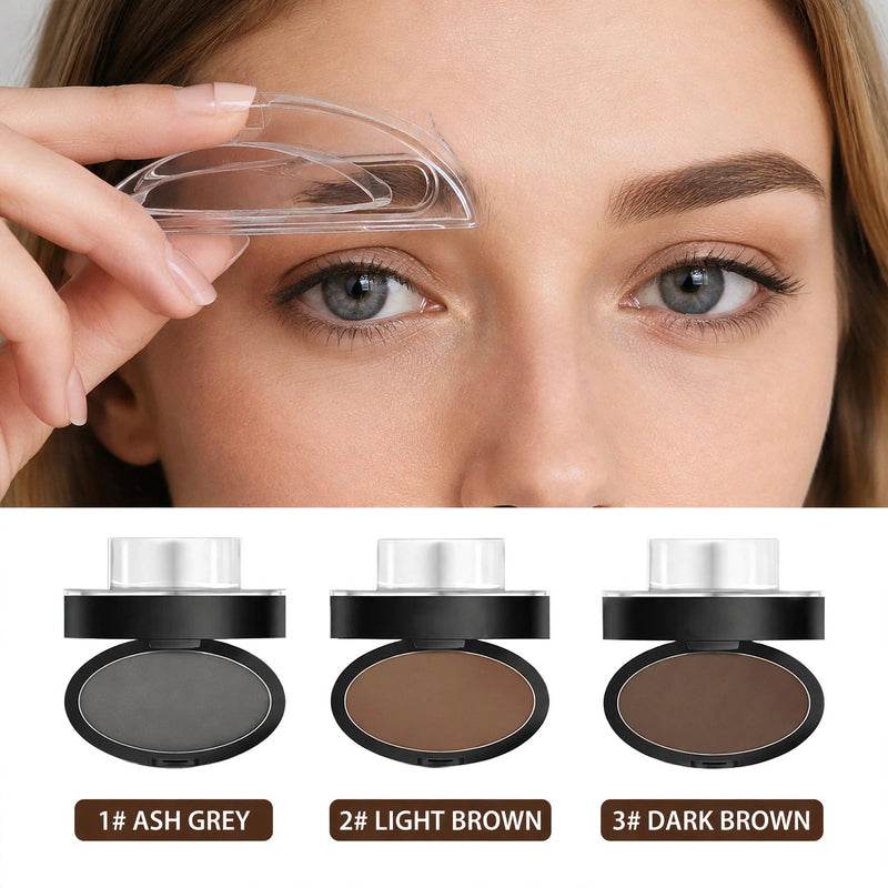 Eyebrow Stamp Kit – 3 Shades & Reusable Stencils