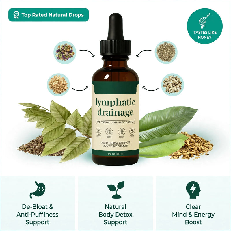 Lymphatic Drainage Herbal Drops – 59ml
